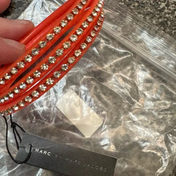 Marc By Marc Jacobs Orange Bracelet with Gold Accents - Picture 3 of 4